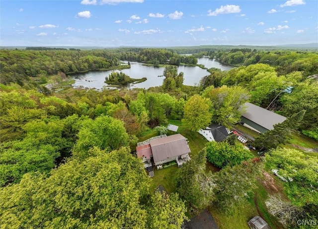 4064 Kayuta Ter, Forestport, NY 13438 - drone / aerial view of a heavily wooded area and a nearby body of water