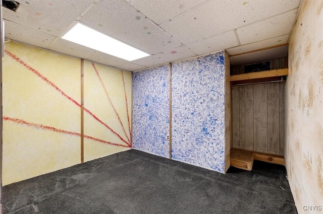 4064 Kayuta Ter, Forestport, NY 13438 - unfurnished bedroom featuring carpet flooring and a paneled ceiling