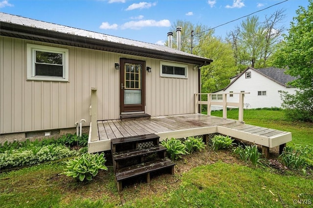 4064 Kayuta Ter, Forestport, NY 13438 - view of wooden terrace
