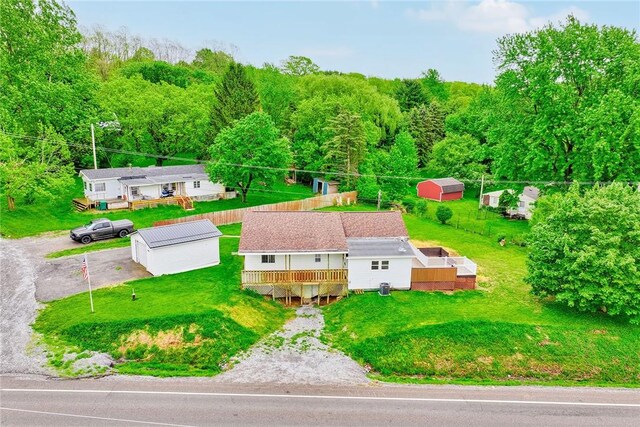 6608 Scenery Pl, Conesus, NY 14435 - view from above of property with a heavily wooded area