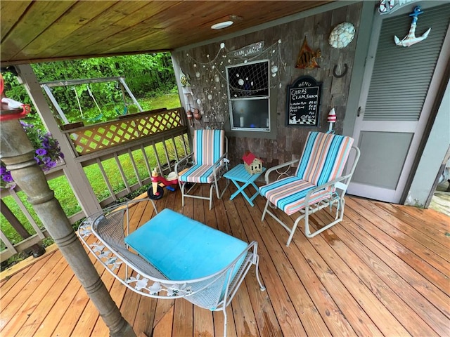 3259 Freer Hollow Rd, Franklin, NY 13856 - view of deck