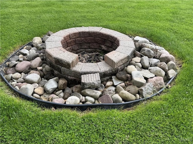 6302 Meadow Dr, Lee, NY 13440 - exterior view of an outdoor fire pit