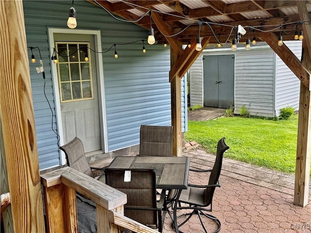 6302 Meadow Dr, Lee, NY 13440 - view of patio / terrace with outdoor dining space