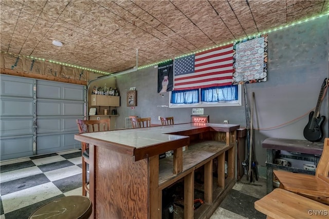 163 Maple St, Le Ray, NY 13612 - garage with an ornate ceiling