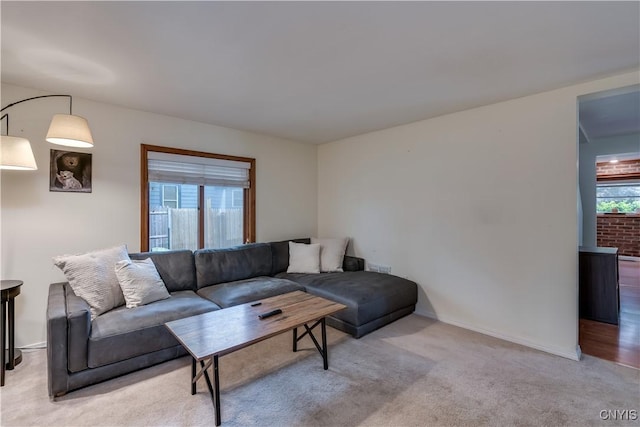 163 Maple St, Le Ray, NY 13612 - living area featuring light carpet and baseboards