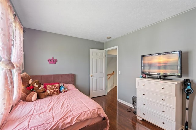 763 Bel Arbor Trl, Webster, NY 14580 - bedroom with dark wood-type flooring and baseboards