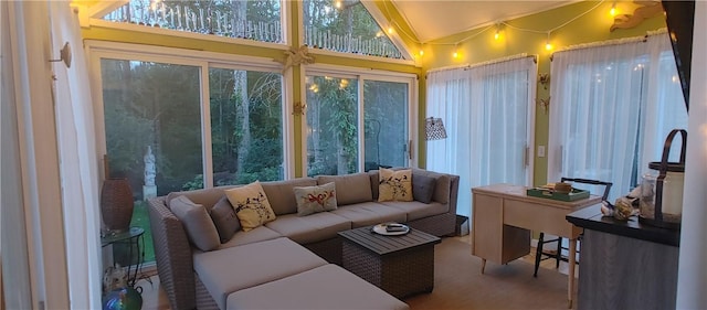 763 Bel Arbor Trl, Webster, NY 14580 - sunroom with high vaulted ceiling