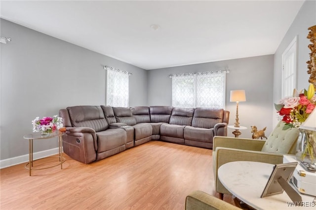 5024 Callan Dr, Lewiston, NY 14092 - living room with light wood finished floors and baseboards