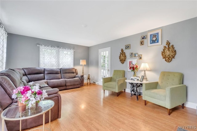 5024 Callan Dr, Lewiston, NY 14092 - living area with wood finished floors and baseboards