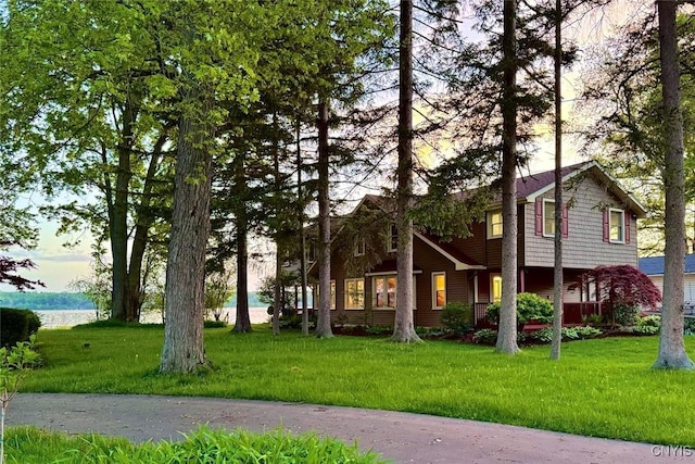 97 Burtis Point Rd, Owasco, NY 13021 - view of front of house featuring a front yard