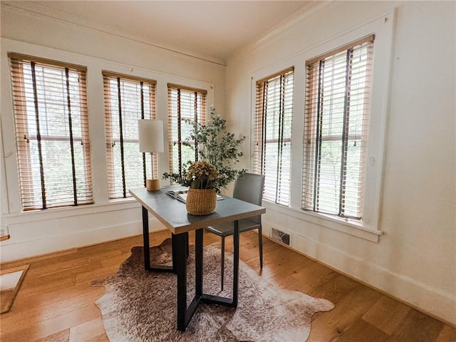 31 Overbrook Rd, Pittsford, NY 14618 - office with plenty of natural light, ornamental molding, wood finished floors, and baseboards