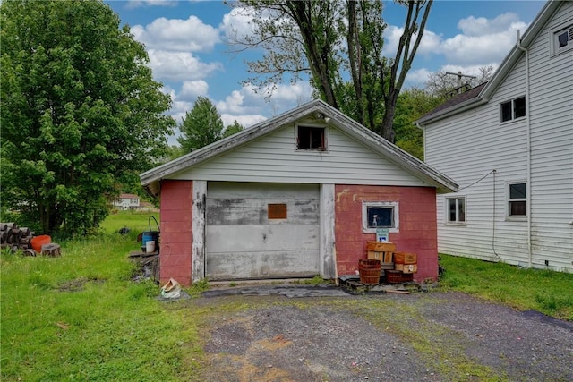 16 Welch Ave, Hamlin, NY 14470 - detached garage with driveway