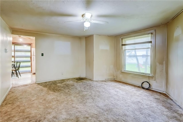 16 Welch Ave, Hamlin, NY 14470 - carpeted empty room with a ceiling fan and baseboards