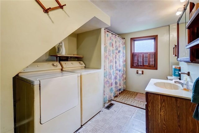 16 Welch Ave, Hamlin, NY 14470 - laundry area with washing machine and clothes dryer and light floors