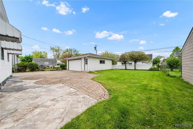 470 Windermere Blvd, Amherst, NY 14226 - view of yard with a garage and an outdoor structure