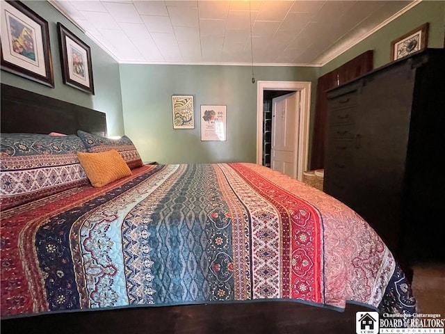 28 N Washington St, Randolph, NY 14772 - bedroom featuring ornamental molding