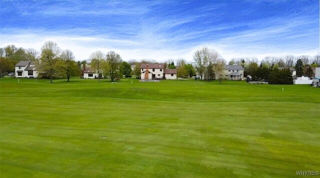 40 River Oaks Dr, Grand Island, NY 14072 - view of home's community with a lawn and view of golf course