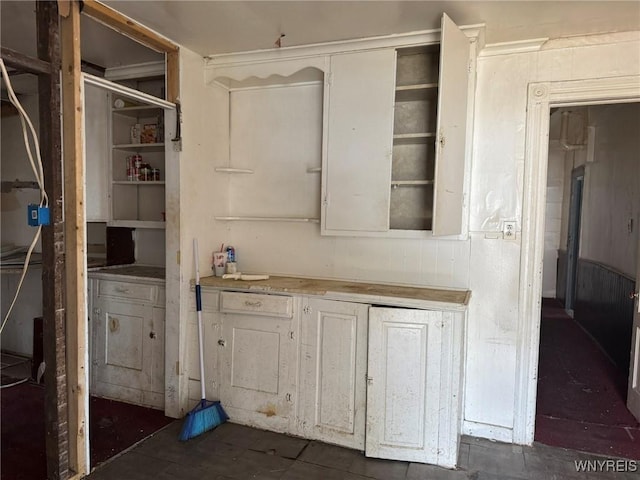 1306 E Lovejoy St, Buffalo, NY 14206 - kitchen featuring white cabinets