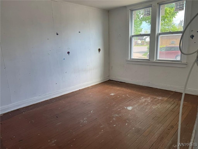 1306 E Lovejoy St, Buffalo, NY 14206 - unfurnished room with hardwood / wood-style flooring and baseboards