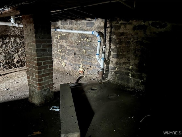 1306 E Lovejoy St, Buffalo, NY 14206 - view of unfinished below grade area