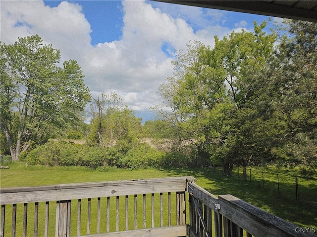 7742 Davis Rd S, Clay, NY 13212 - deck with a lawn