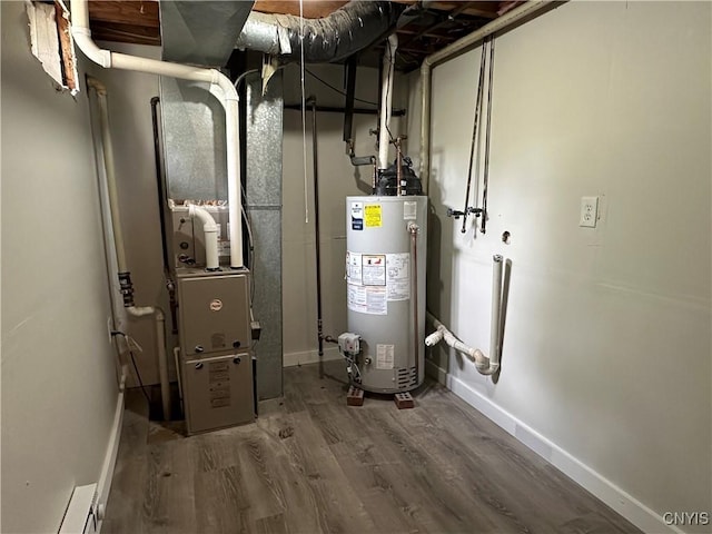 8408A Shallowcreek Rd, Clay, NY 13090 - utility room featuring water heater
