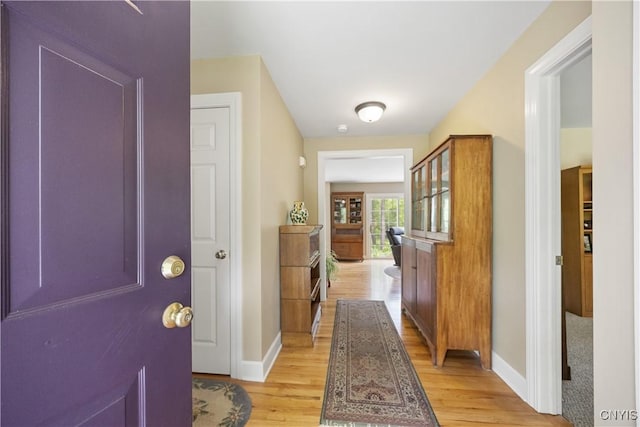 8105 Wilbarham Run, Pompey, NY 13104 - foyer entrance with light wood-type flooring and baseboards