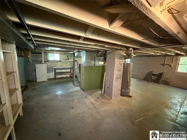 21 Juliet St, Jamestown, NY 14701 - below grade area featuring heating unit