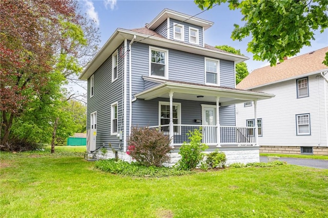 636 Ridge Rd, Webster, NY 14580 - traditional style home featuring covered porch and a front yard