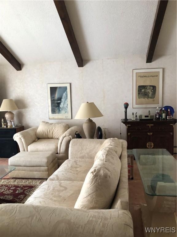 148 Marlin Rd, Grand Island, NY 14072 - living area with beamed ceiling
