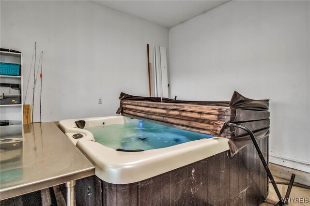 4343 Lockport Rd, Cambria, NY 14094 - misc room featuring a hot tub