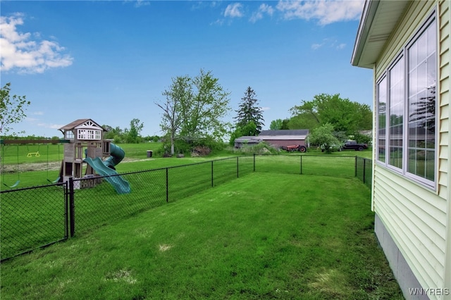 4343 Lockport Rd, Cambria, NY 14094 - view of yard with a playground