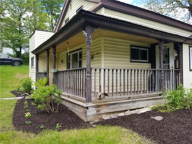 110 Furnace Hill Rd, Guilford, NY 13780 - view of home's exterior with a porch