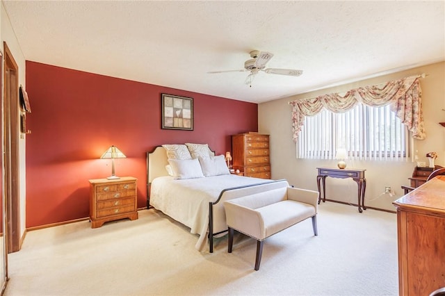 144 Guygrace Ln, Penfield, NY 14580 - bedroom featuring carpet flooring, a ceiling fan, and baseboards