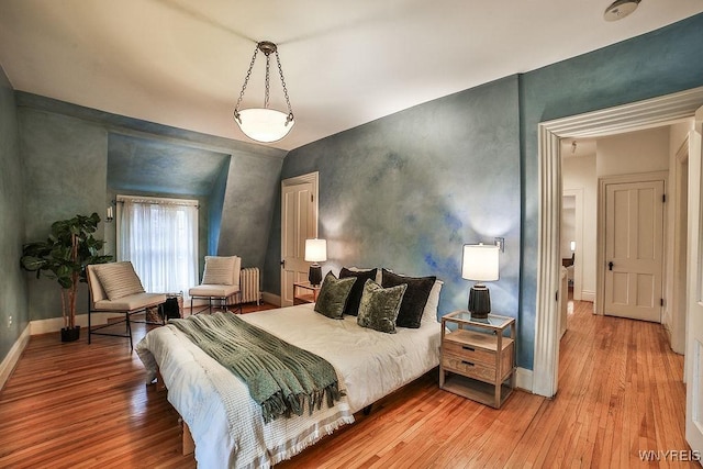 403 Elmwood Ave, Buffalo, NY 14222 - bedroom featuring hardwood / wood-style floors and baseboards
