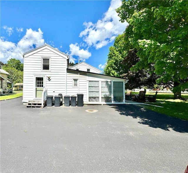 245 Owego St, Montour, NY 14865 - back of house featuring entry steps