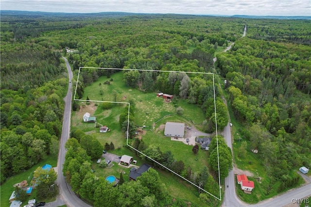 1466 Grant Rd, Russia, NY 13324 - view of property location with a heavily wooded area and property parcel outlined
