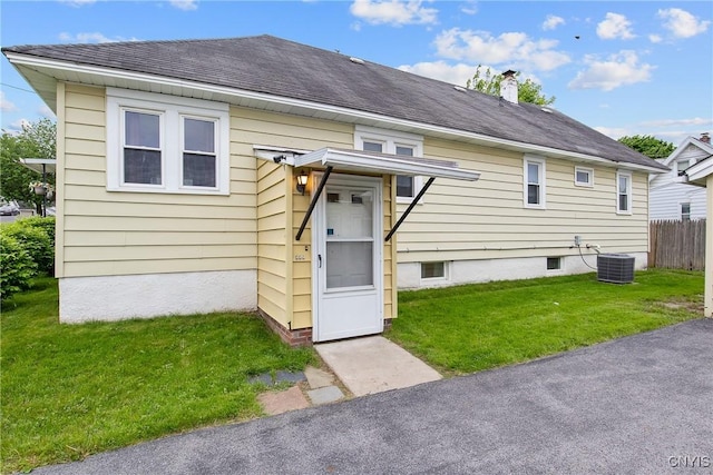 329 Hazelhurst Ave, Syracuse, NY 13206 - view of front of home with central air condition unit and a chimney
