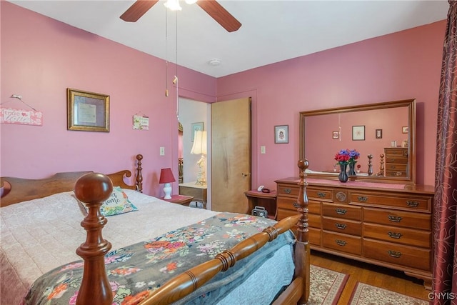 329 Hazelhurst Ave, Syracuse, NY 13206 - bedroom featuring wood finished floors and a ceiling fan