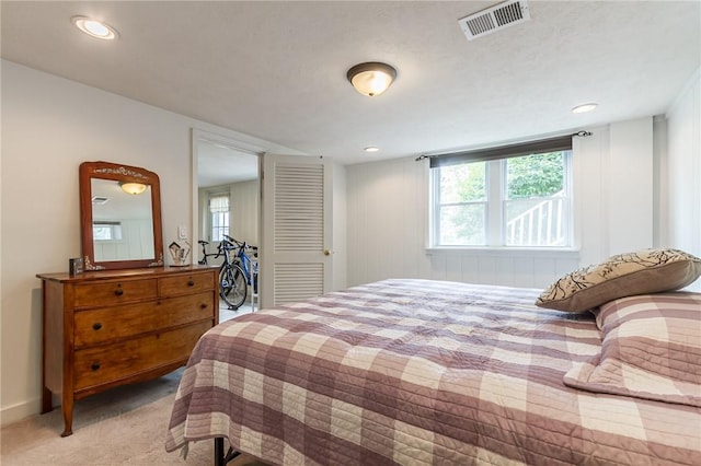 2935 Main St, York, NY 14533 - bedroom with light carpet and recessed lighting