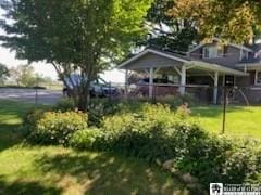10280 Christy Rd, Sheridan, NY 14063 - view of yard featuring a gazebo