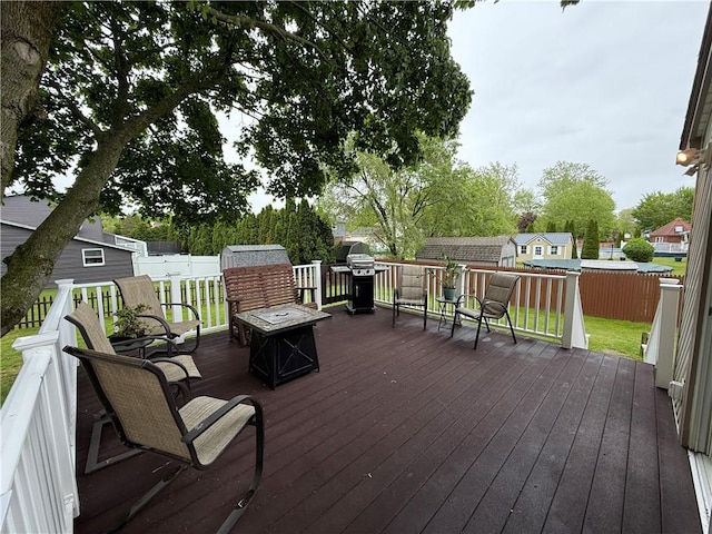 300 Amy Ln, Clarkson, NY 14420 - deck with a fenced backyard