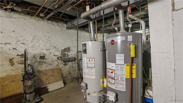 35 Duerstein St, Buffalo, NY 14210 - utility room with gas water heater