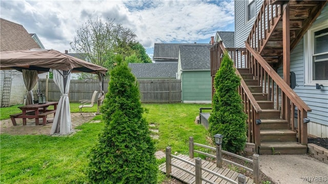 35 Duerstein St, Buffalo, NY 14210 - view of yard featuring stairs
