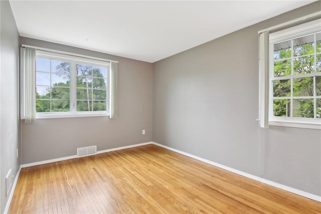 1099 N Greece Rd, Greece, NY 14626 - empty room featuring light wood finished floors, plenty of natural light, and baseboards