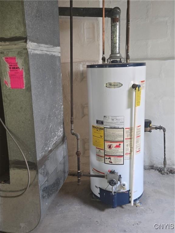 116 Mariposa St, Syracuse, NY 13206 - utilities with water heater and heating unit