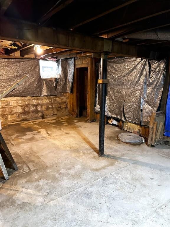 386 Westfield St, Rochester, NY 14619 - view of unfinished basement