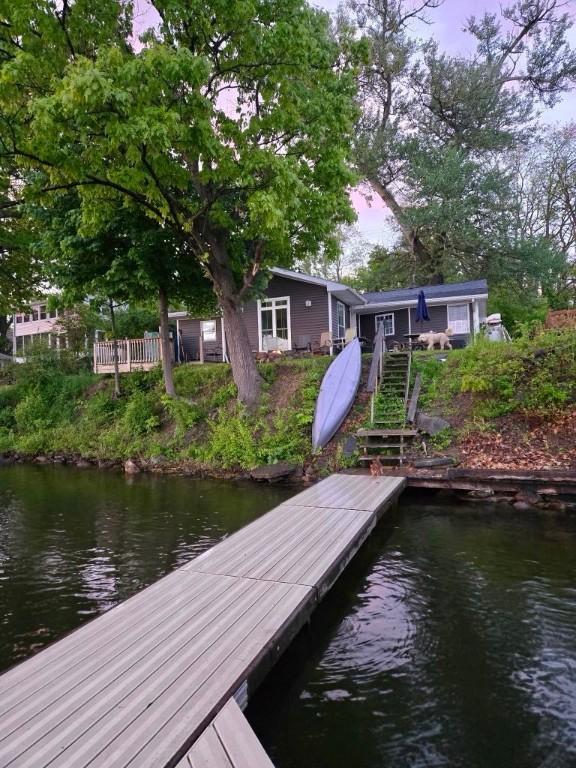 450 Stover Rd, Tyrone, NY 14815 - dock featuring a water view
