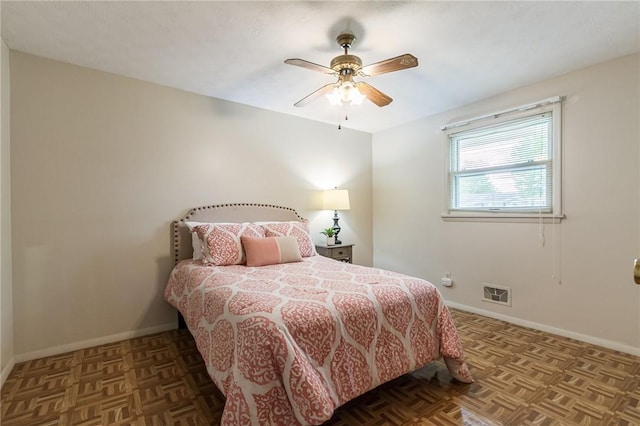 63 Shadywood Dr, Gates, NY 14606 - bedroom with baseboards and a ceiling fan