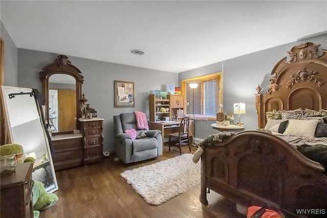 3955 Four Rod Rd Unit S, Marilla, NY 14052 - bedroom featuring wood finished floors and an office area